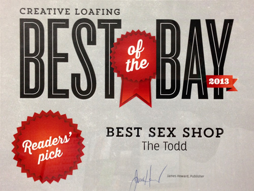 Todd Couples Superstore - Best of the Bay - Best Sex Shop - Creative Loafing