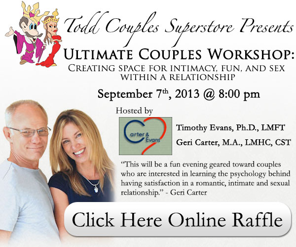 Todd Couples Superstore - Ultimate Couples Workshop - Carter and Evans Therapy