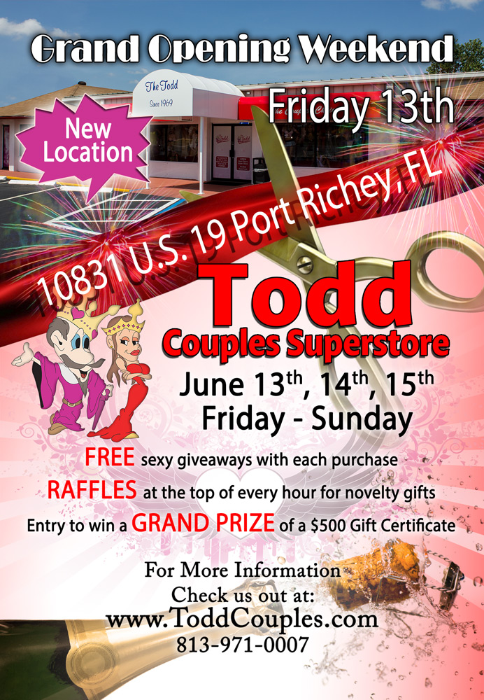 Todd Couples Superstore - Grand Opening Port Richey - Events